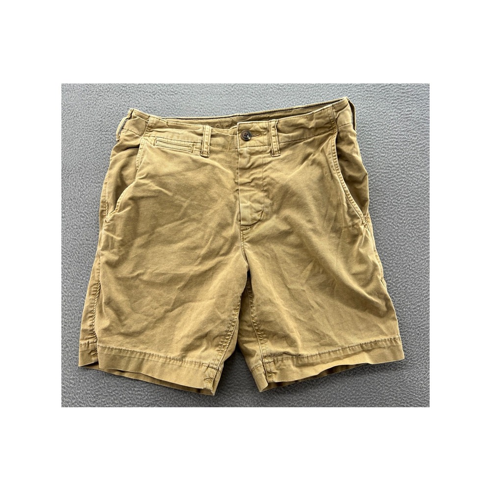 American Eagle Shorts Mens Sz 28 Khaki Tan Next Level Flex Chino 8" Inseam